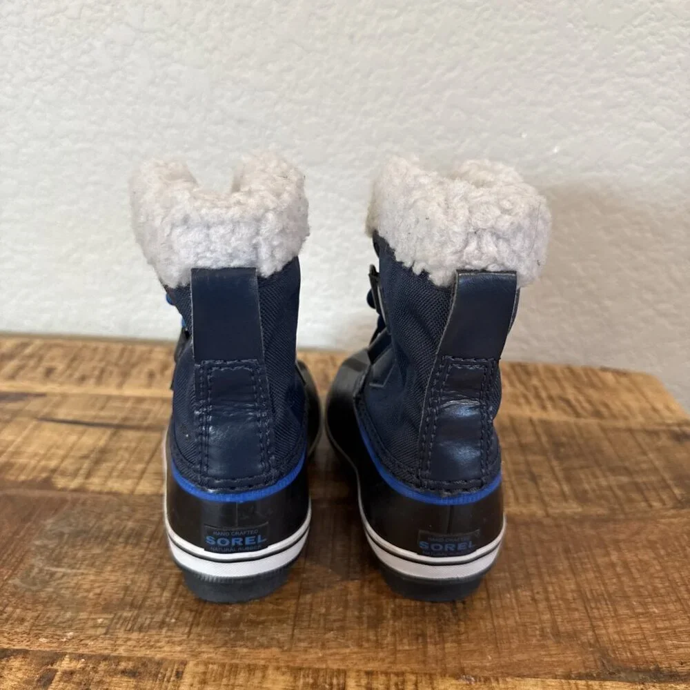 Sorel Unisex Toddler Yoot Pac Waterproof Snow Boots Size 8 Blue